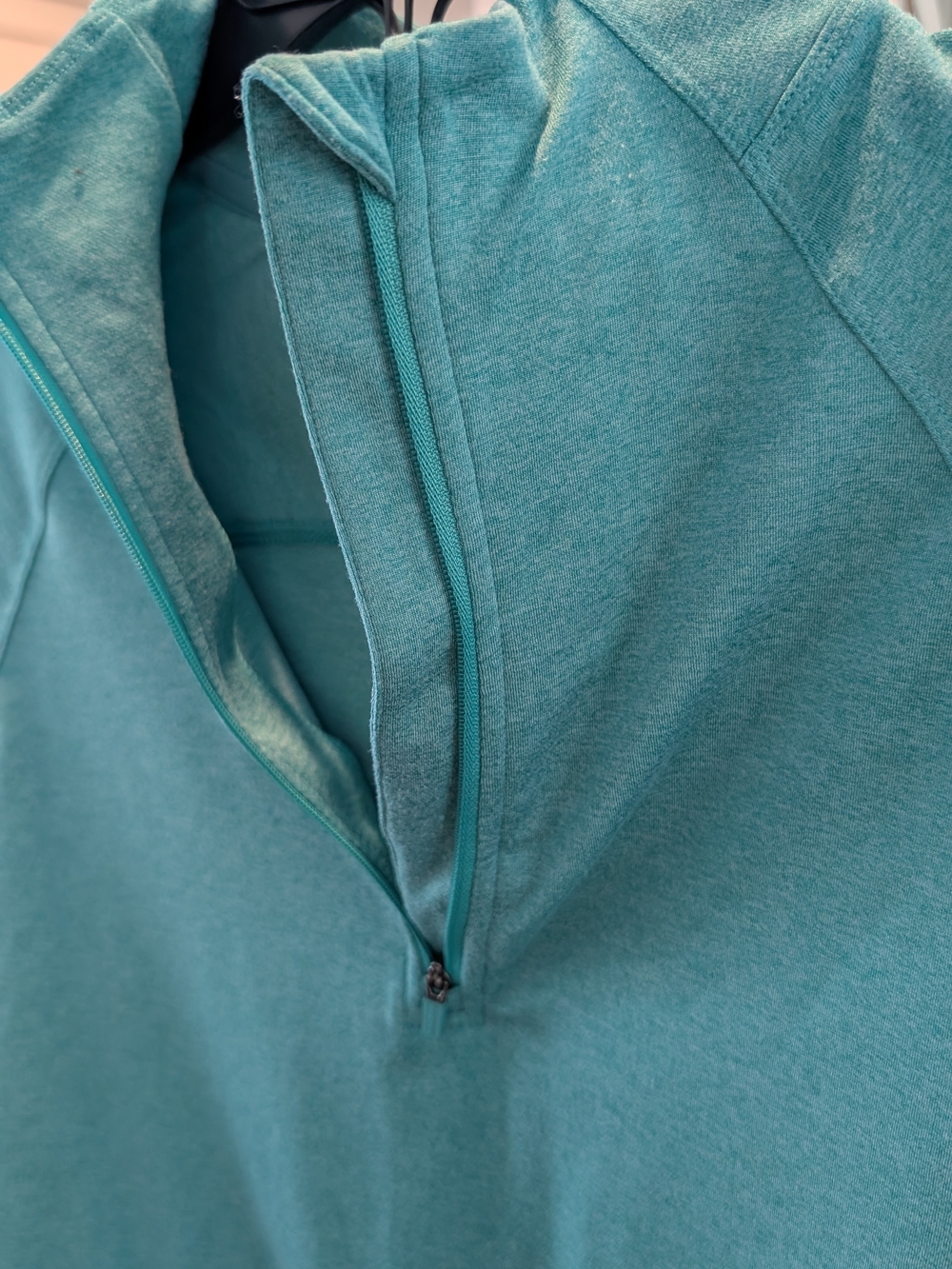 Danskin Teal Half Zip - Picture 8 of 11